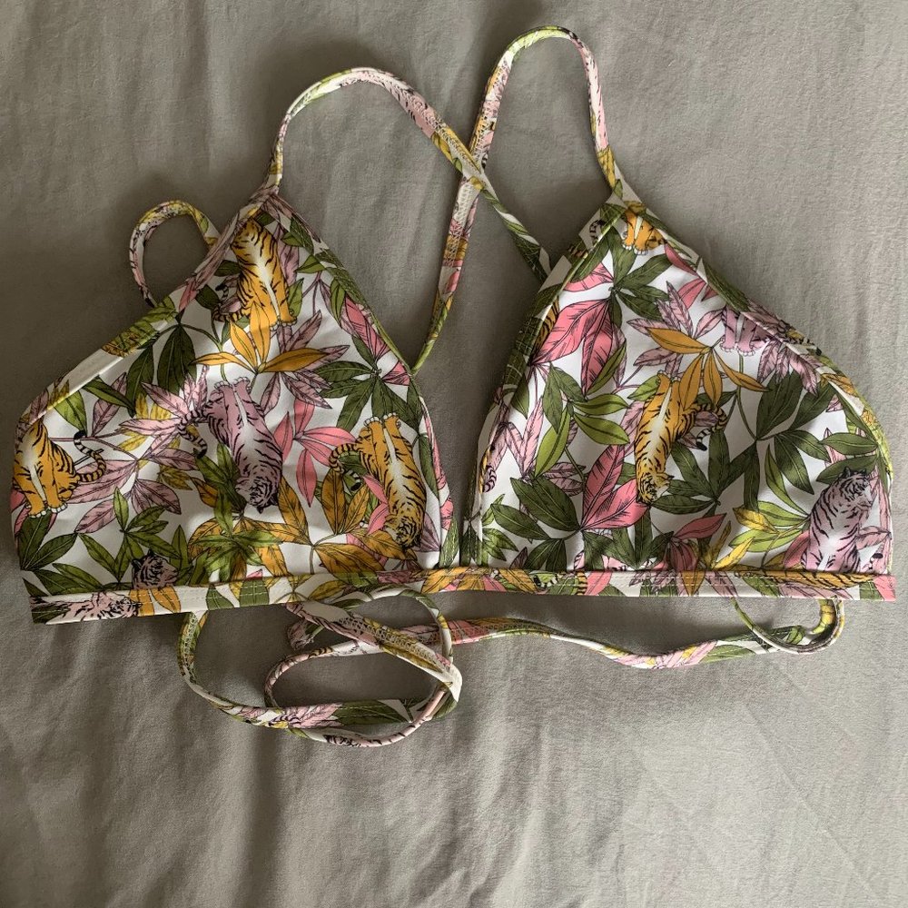 Jolyn Triangle Top - Tiger Print